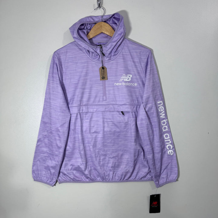 NEW BALANCE HALF ZIP PERFORMANCE PARACHUTE SPORT HOODIE BRAND NEW