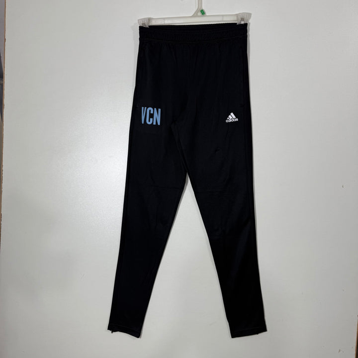 ADIDAS AEROREADY SKINNY FIT  SPORT TROUSER WOTH SIDE ZIP POCKETS BLACK COLOUR