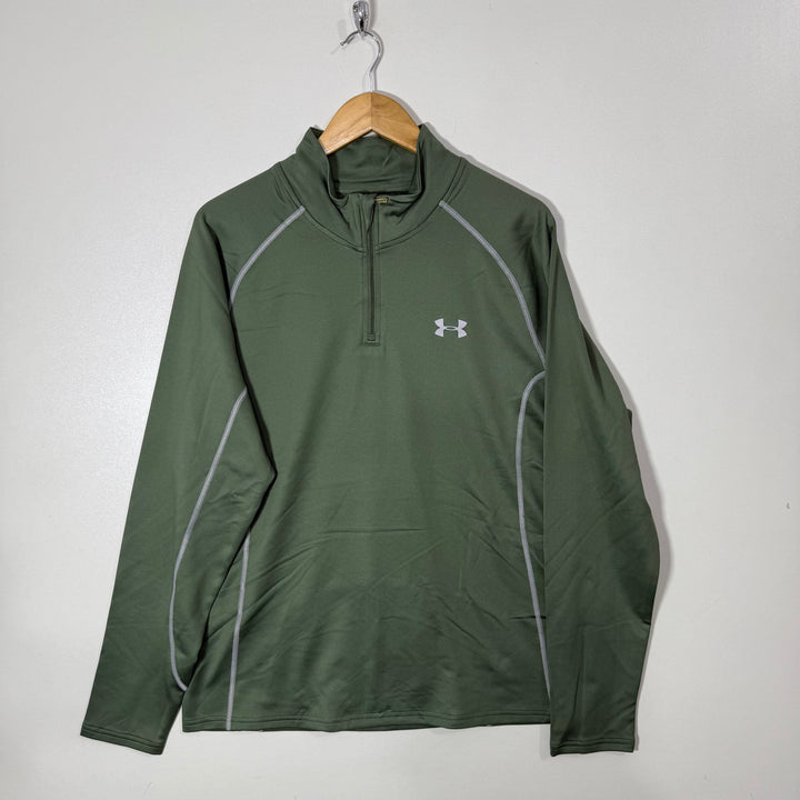UNDER ARMOUR HEATGEAR FITTED HALF ZIP SPORT PULLOVER