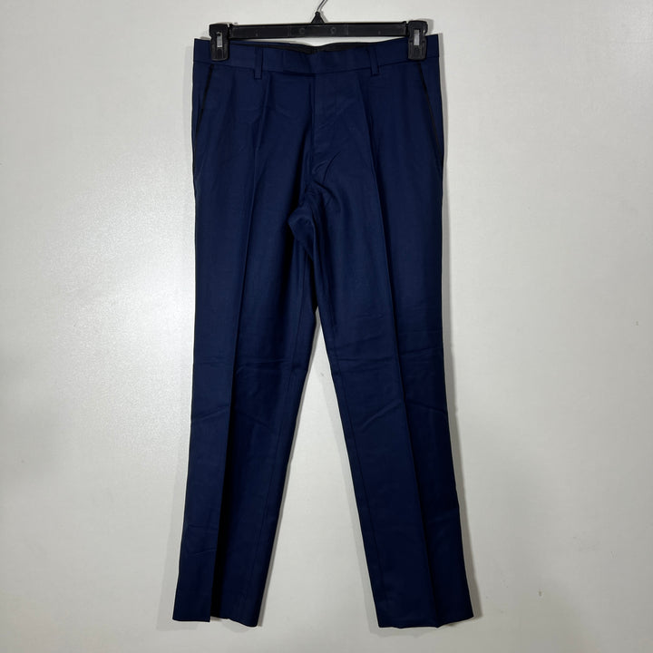MARKS & SPENCER LIMITED COLLECTION TEXTUR DRESS PANT WITHOUT STRETCH BLUE COLOUR