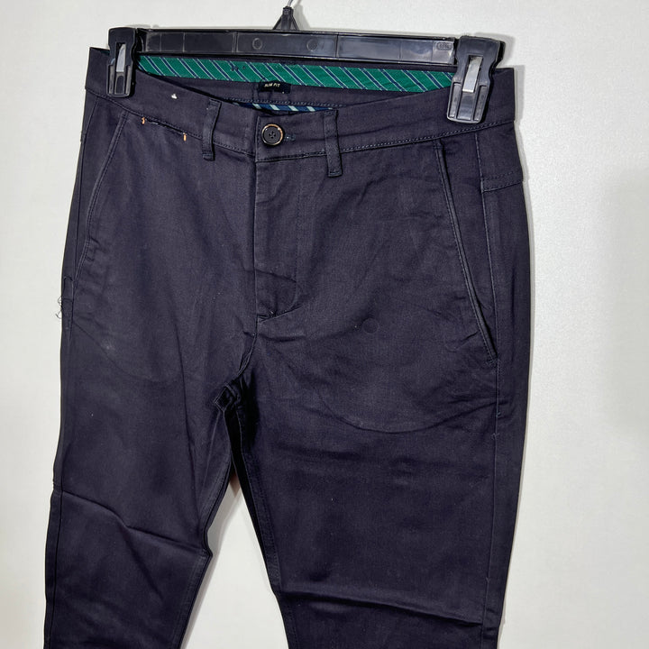 ZARA SLIM FIT COTTON CHINO PANT WITH STRETCH