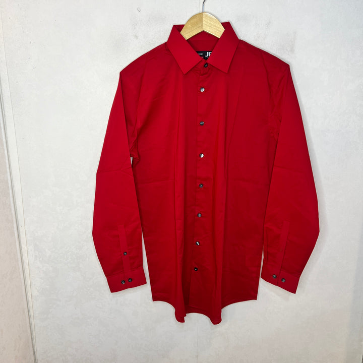 J. FERRAR SLIM FIT FORMAL COTTON SHIRT WITH STRETCH