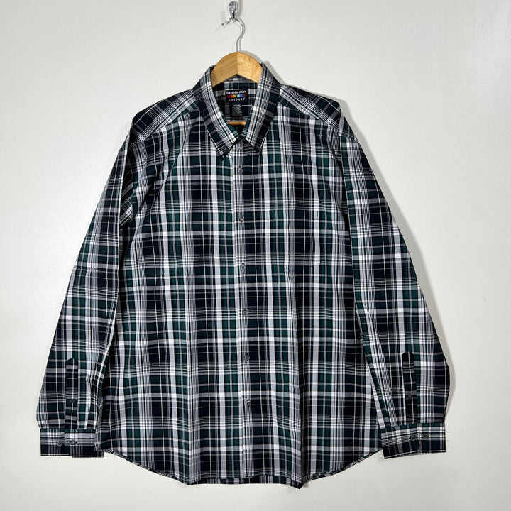 ALEXANDER JULIAN NO IRON BUTTON DOWN CASUAL COTTON SHIRT
