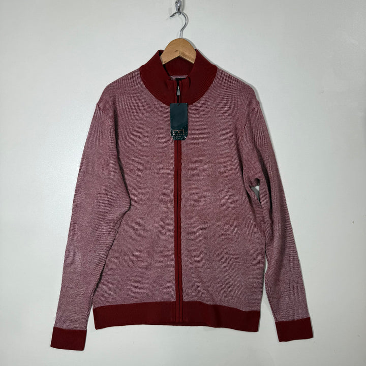 MILANO FULL ZIP ACRYLIC SWEATER BRAND NEW