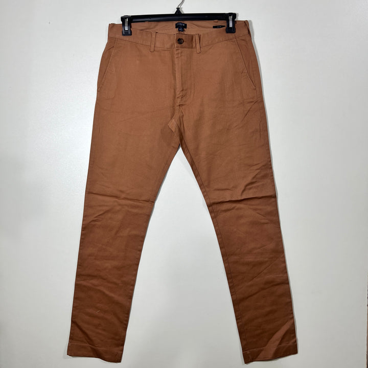 J.CREW SLIM FIT COTTON CHINO PANT WITH STRETCH