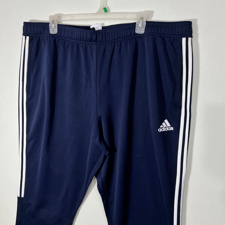 ADIDAS AEROREADY SPORT TROUSER WITH SIDE ZIP POCKETS BLUE COLOUR