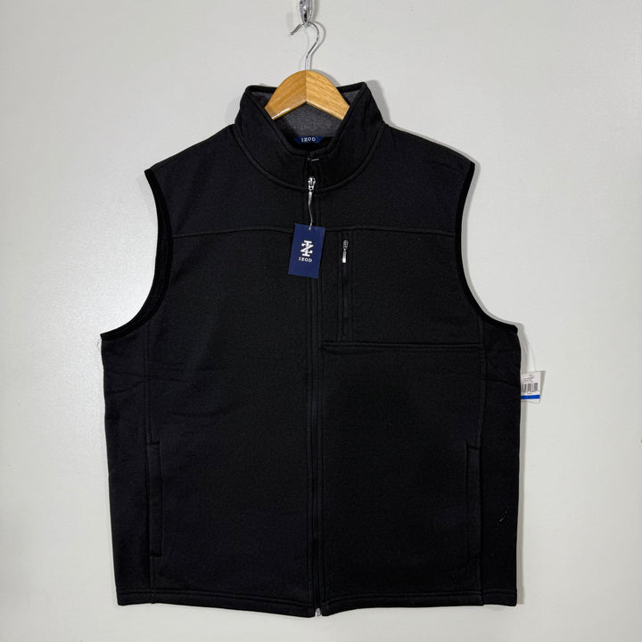 IZOD SLEEVES LESS FLEECE JACKET BRAND NEW