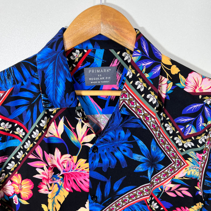 PRIMARK SAFARI COLLAR HALF SLEEVES HAWAI SHIRT