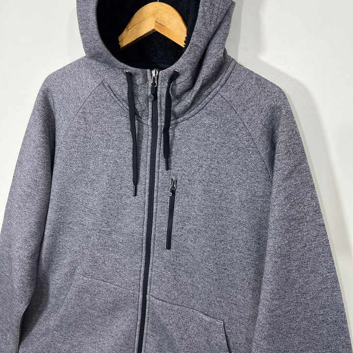 32HEAT SWEAT JACKET INNER SHERPA LINED WITH HOOD