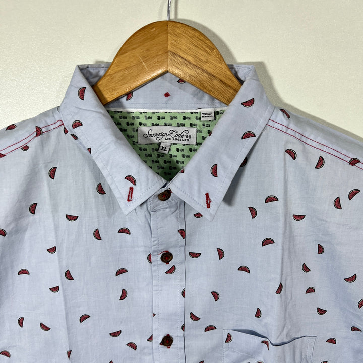 SOVERINGN CODE BUTTON DOWN HALF SLEEVES SHIRT