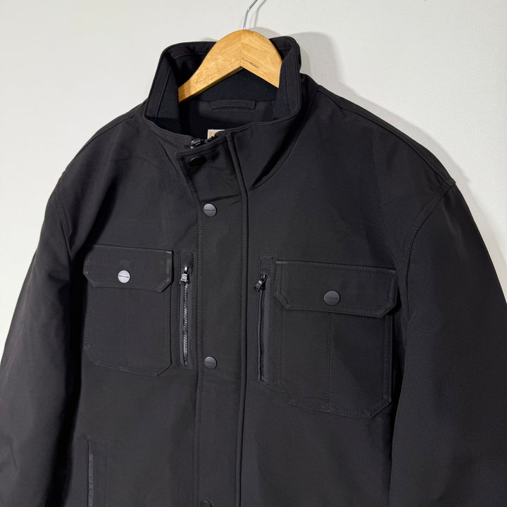 MICHAEL KORS SOFT SHELL WINDBREAKER JACKET INNER FLEECE BLACK COLOUR