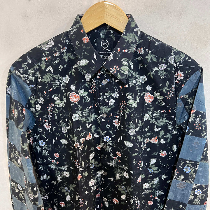 ALEXANDER MQUEEN PRINTED COTTON SHIRT