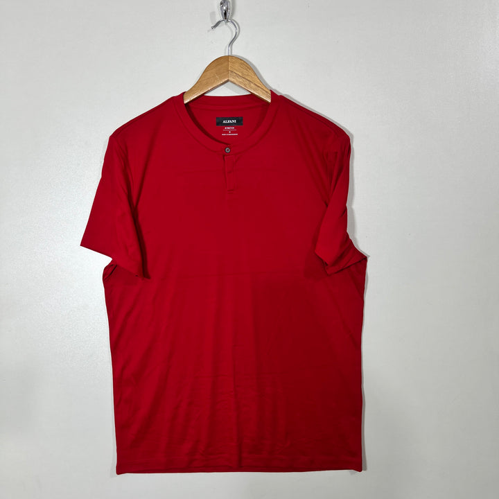 ALFANI BEN COLLAR SPORT TSHIRT WITH STRETCH