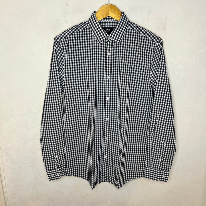 H&M SLIM FIT SEMI FORMAL COTTON SHIRT