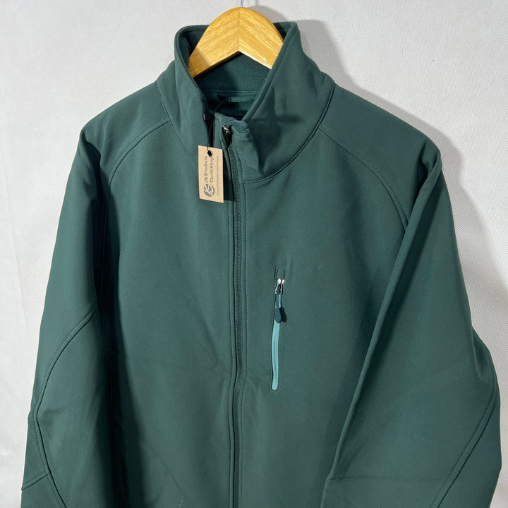 KIRKLAND SOFT SHELL WINDBREAKER JACKET INNER FLEECE