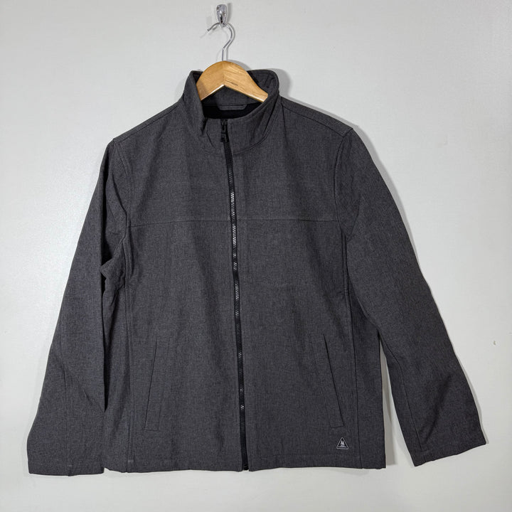 G.H. BASS & CO SOFT SHELL WINDBREAKER JACKET INNER FLEECE