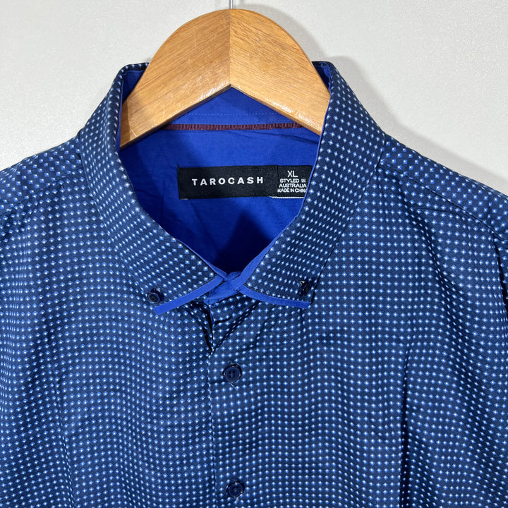 TAROCASH BUTTON DOWN COTTON SHIRT