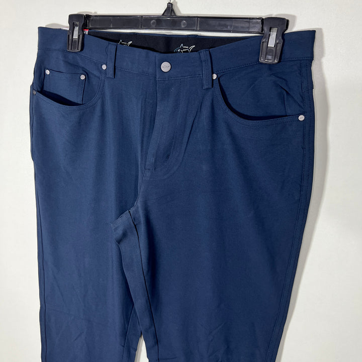 GREG NORMAN SLIM FIT PERFORMANCE PANT BRAND NEW WITH STRETCH DARK BLUE COLOUR