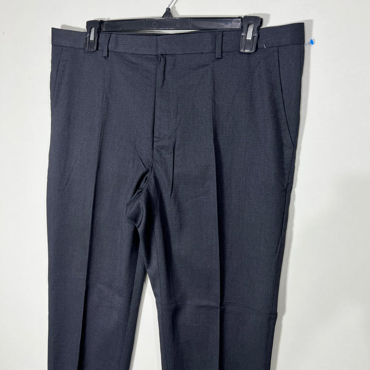 CALVIN KLEIN SLIM FIT CHECKERED DRESS PANT WITHOUT STRETCH
