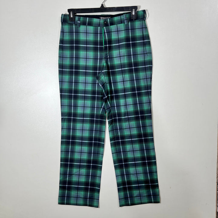NIKE GOLF CHECKERED PERFORMANCE PANT WITH STRETCH