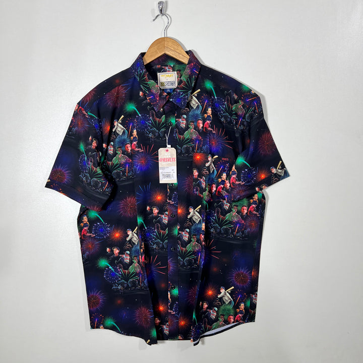 RSVLTS BUTTON DOWN HALF SLEEVES HAWAI SHIRT BRAND NEW