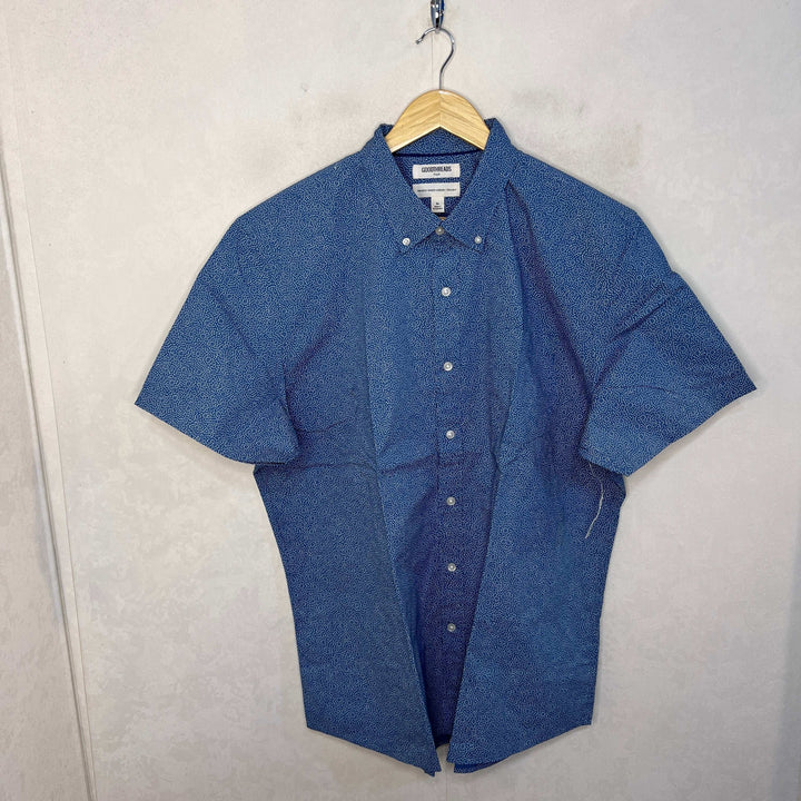 GOOD THREADS HALF SLEEVES  BUTTON DOWN COTTON SHIRT BRAND NEW