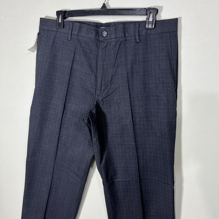 DOCKERS SIGNATUR KHAKI STRAIGHT FIT CHECKERED COTTON CHINO PANT WITHOUT STRETCH