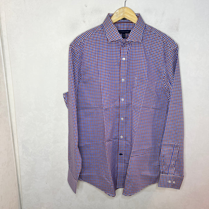 TOMMY HILFIGER REGULAR FIT WRINKLE FREE SEMI FORMAL COTTON SHIRT