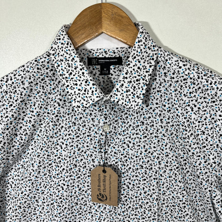 INC PRINTED CASUAL COTTON SHIRT BRAND NEW