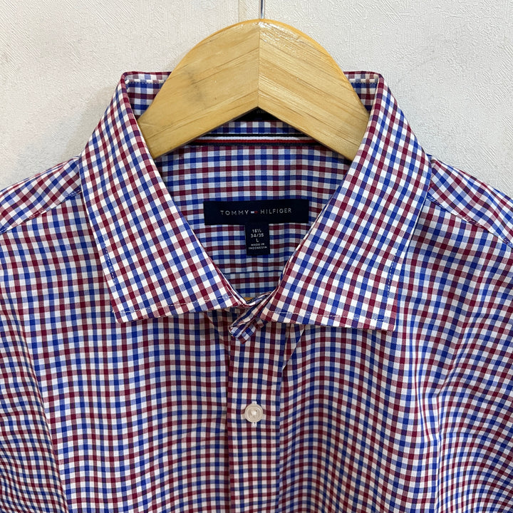 TOMMY HILFIGER REGULAR FIT WRINKLE FREE SEMI FORMAL COTTON SHIRT