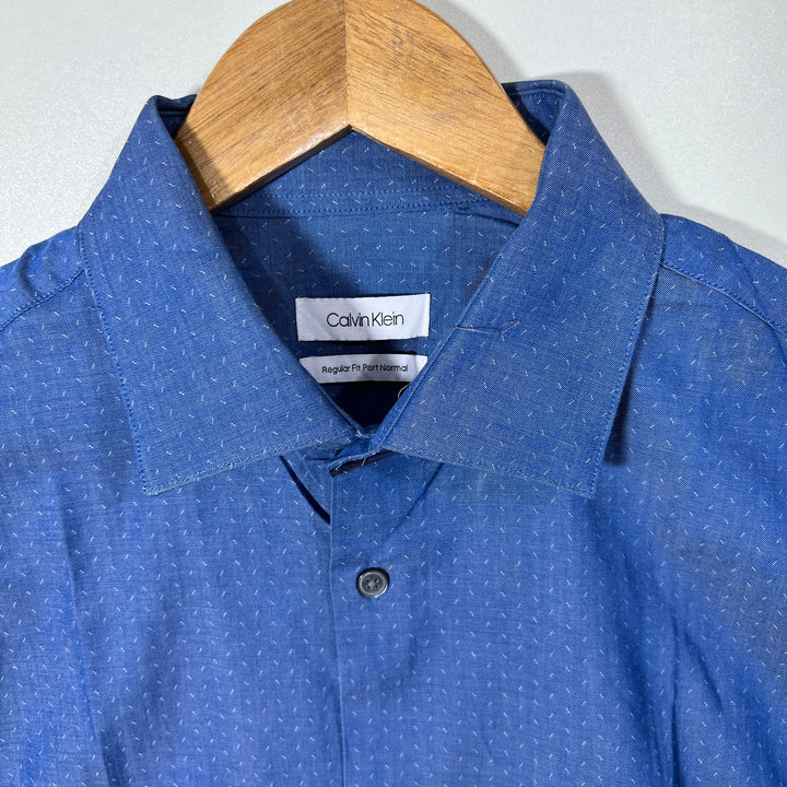 CALVIN KLEIN REGULAR FIT SEMI FORMAL SHIRT