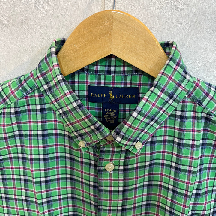 RALPH LAUREN POLO BUTTON DOWN COTTON SHIRT