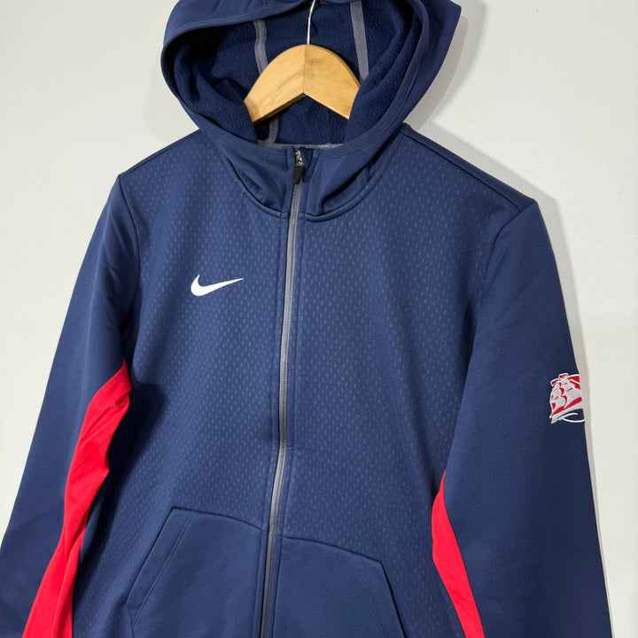 NIKE DRI FIT WOMEN  SPORT JACKET INNER FLEECE WITH HOOD