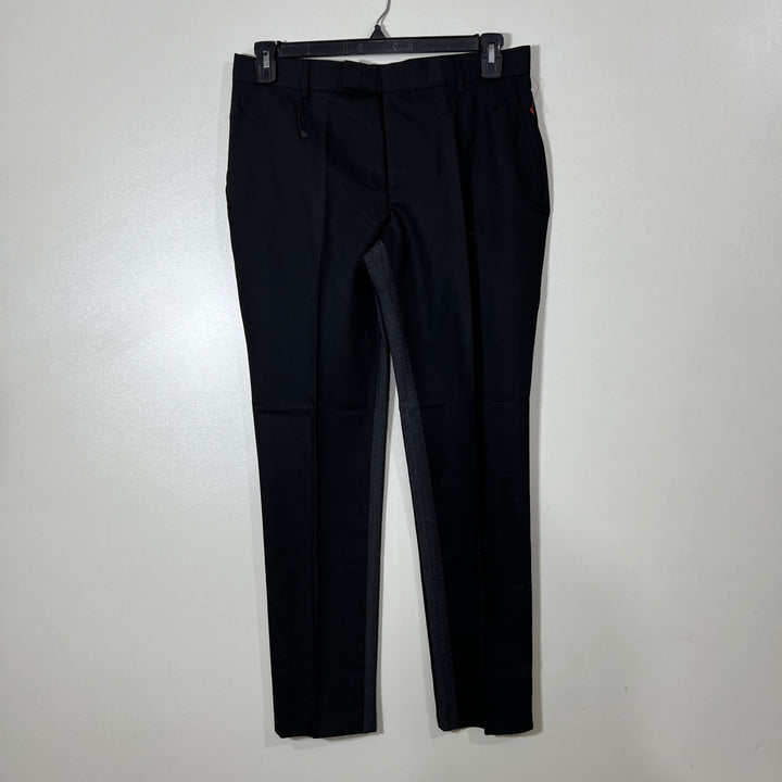 BOOHOOMAN SLIM FIT DRESS PANT WITHOUT STRETCH BLACK COLOUR