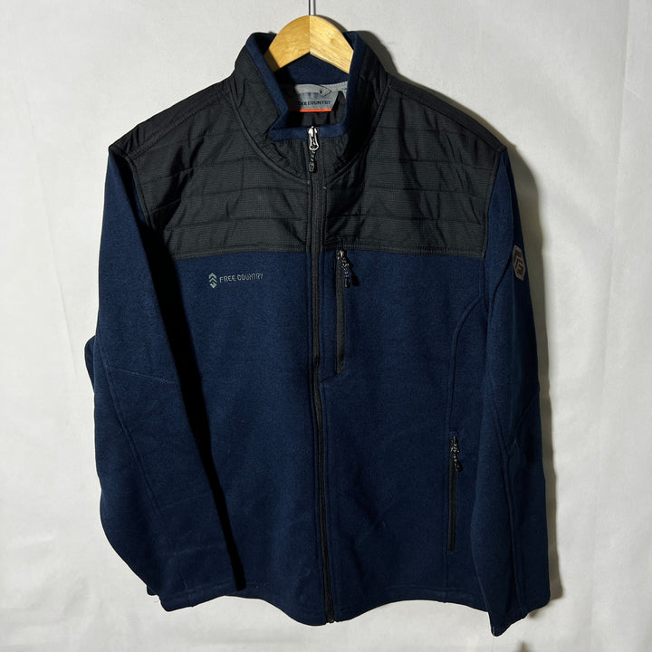 FREE COUNTRY FULL ZIP FLEECE SWEATER BRAND NEW