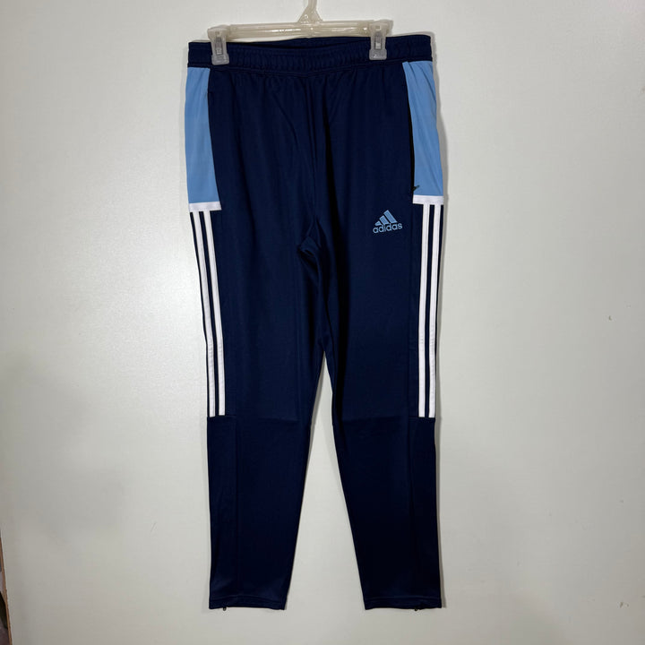 ADIDAS AEROREADY SPORT TROUSER WITH SIDE ZIP POCKETS BLUE COLOUR