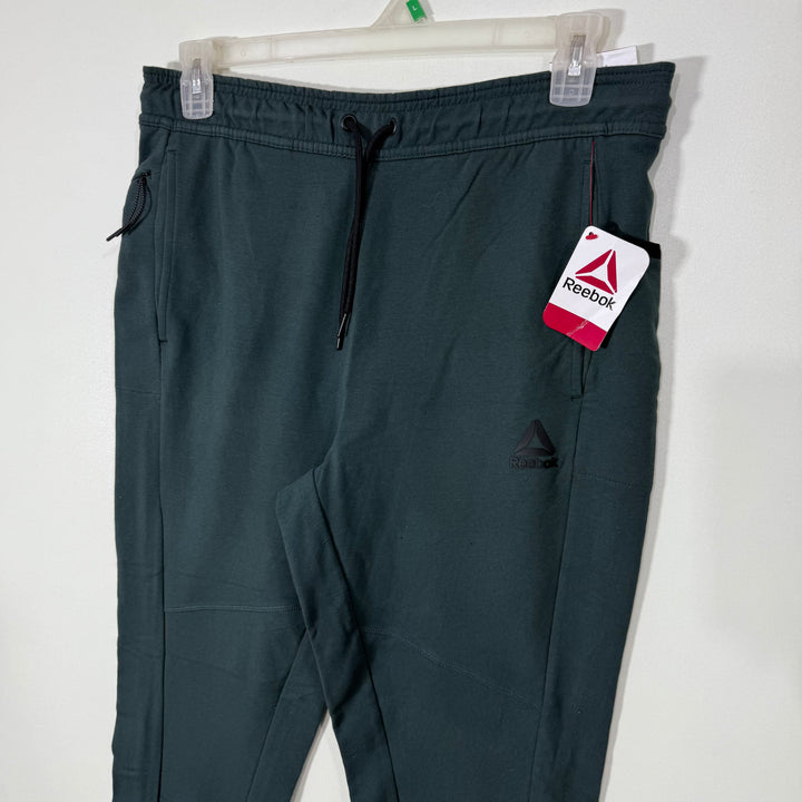 REEBOK SLIM FIT TECH FLEECE TROUSER BRAND NEW GREEN COLOUR