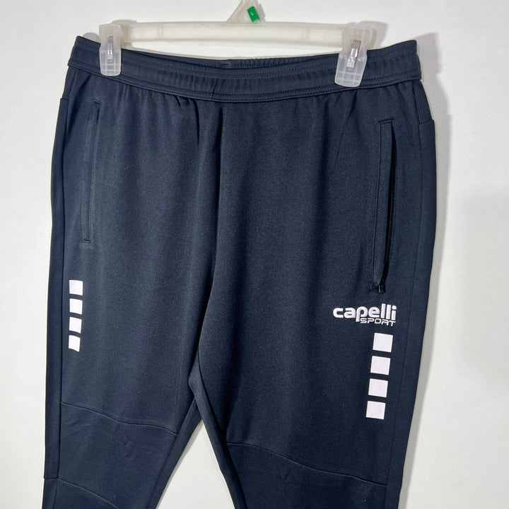 CEPALLI SPORT TROUSERS SIDE ZIP POCKETS BLACK COLOUR