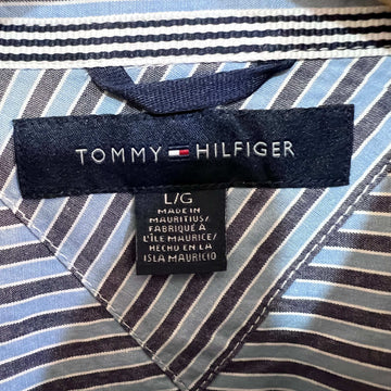 TOMMY HILFIGER BUTTON DOWN LONG SLEEVES COTTON SHIRT - JS BROTHERS 