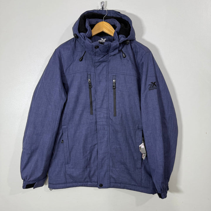 ZEROXPOSUR SOFT SHELL WINDBREAKER JACKET WITH HOOD