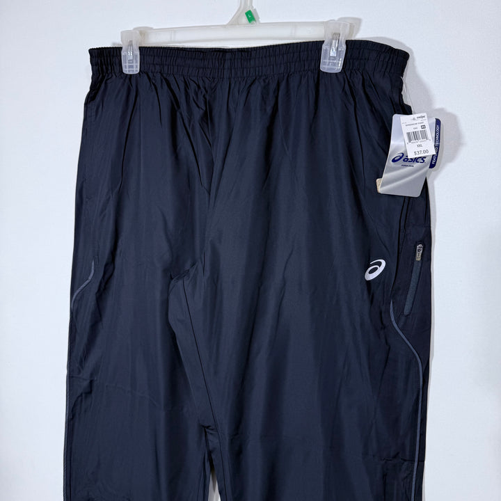 ASICS LOOSE FIT PARACHUTE SPORT TROUSER BRAND NEW BLACK COLOUR