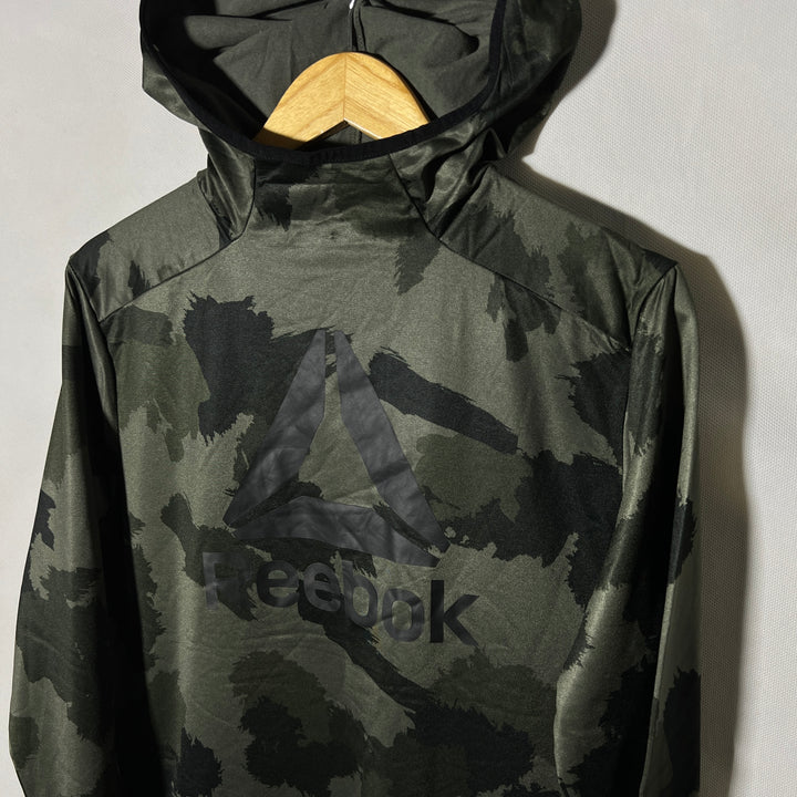 REEBOK CAMOUFLAGE SPORT HOODIE INNER FLEECE