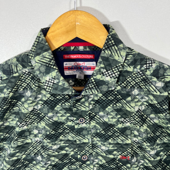 Dark & FISH CASUAL COTTON SHIRT