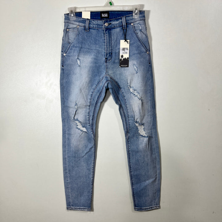 BLACK PALMS SLIM FIT DENIM PANT WITH STRETCH