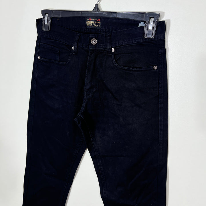 ZARA STRAIGHT FIT DENIM PANT WITH STRETCH