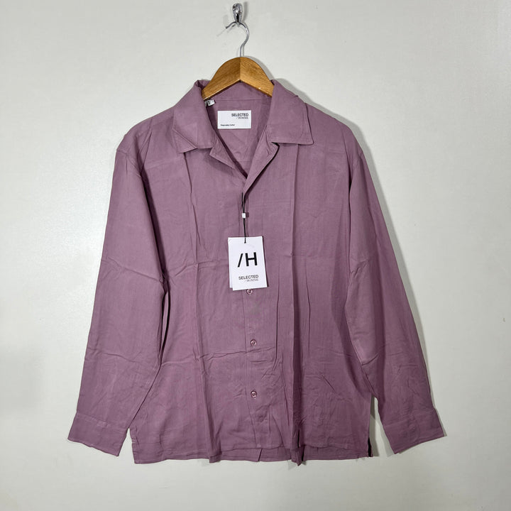 SELECTED HOME SAFARI COLLAR LONG SLEEVES HAWAI SHIRT BRAND NEW