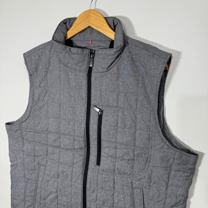 VAN HEUSEN SLEEVES LESS CHECKERED