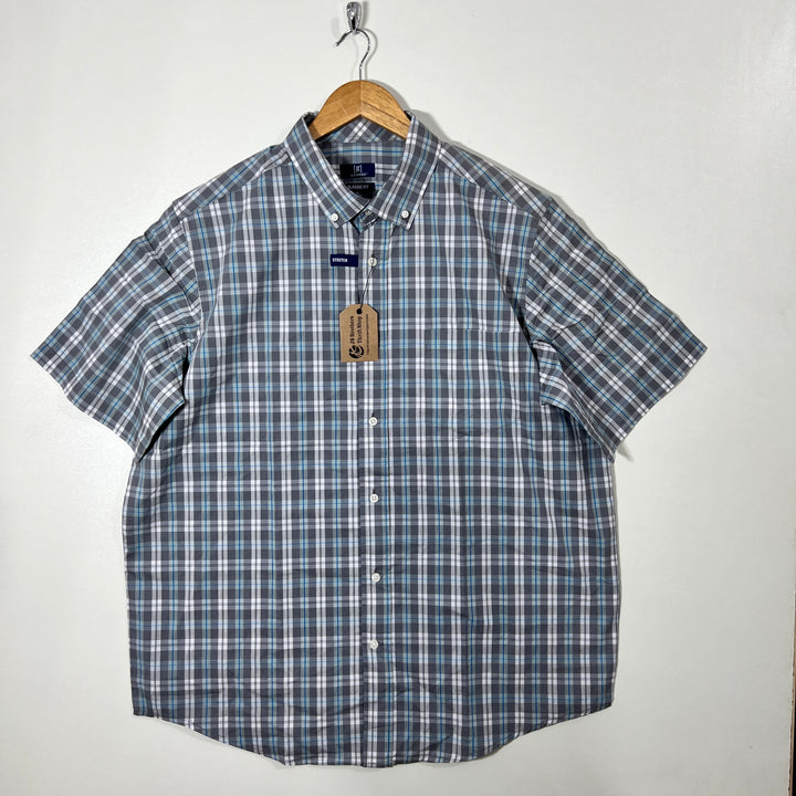 GEORGE BUTTON DOWN HALF SLEEVES SHIRT