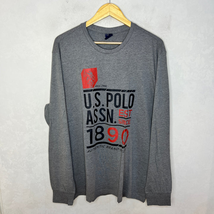 US POLO ASSN LONG SLEEVES COTTON TSHIRT BRAND NEW