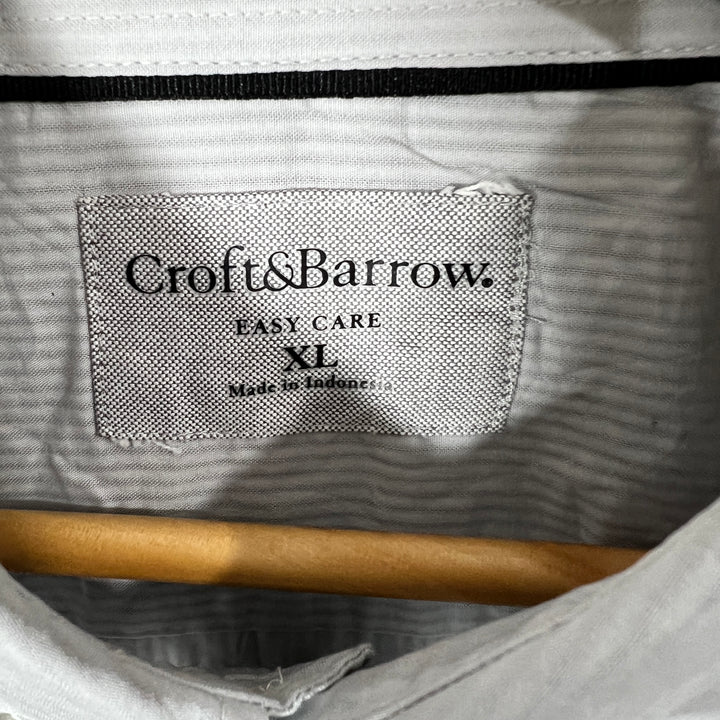 CROFT & BARROW HALF SLEEVES BUTTON DOWN SHIRT BRAND NEW